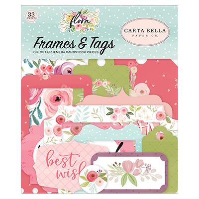 Carta Bella Flora No.3 Die Cuts - Frames & Tags